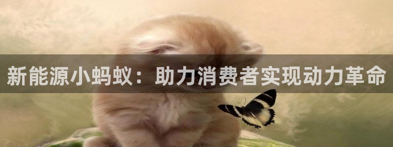 众腾娱乐app:新能源小蚂蚁:助力消费者实现动力革命