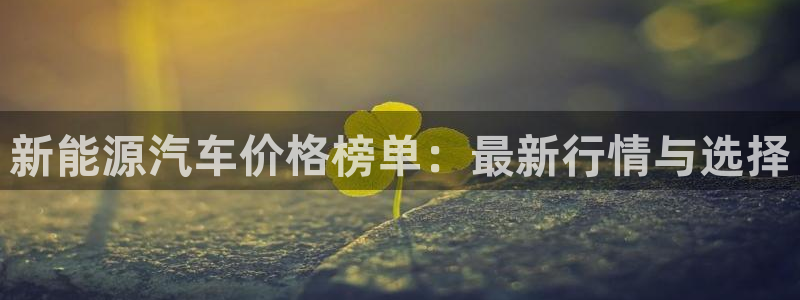 众腾娱乐扣款是正规的吗:新能源汽车价格榜单:最新行情与选择