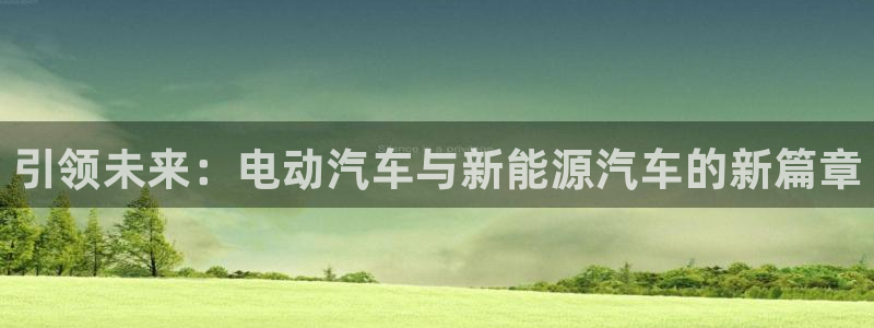 腾众娱乐是个啥：引领未来：电动汽车与新能